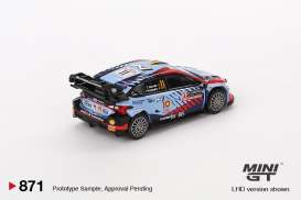 Hyundai  - I20N 2021 blue/red/purple  - 1:64 - Mini GT - 00871-L - MGT00871lhd | Toms Modelautos