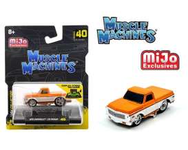 Chevrolet  - C10 Pick up 1972 orange/white - 1:64 - Maisto - 15567OR-MJ - mai15567OR-MJ | Toms Modelautos
