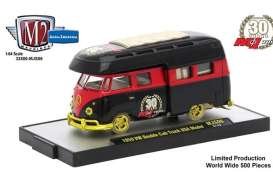 Volkswagen  - Double Cab Truck  1959 black/red - 1:64 - M2 Machines - 32500MJS06 - M2-32500MJS06 | Toms Modelautos