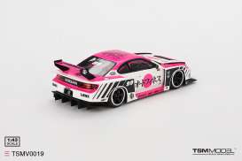 Nissan  - Silvia 2023 pink/white - 1:43 - TrueScale - TSMV0019 - TSMV0019 | Toms Modelautos