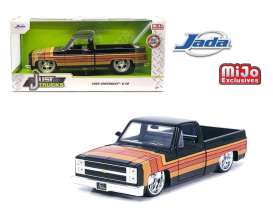 Chevrolet  - C10 1985 black - 1:24 - Jada Toys - 35854 - jada35854 | Toms Modelautos