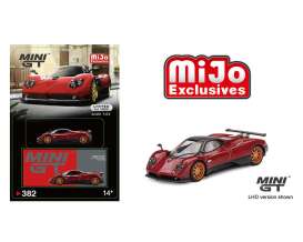 Pagani  - Zonda F red - 1:64 - Mini GT - 00382MJ - MGT00382MJ | Toms Modelautos