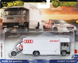 Audi  - S4 Quattro & Fleet Flyer Truck various - 1:64 - Hotwheels - JBM30 - hwmvJBM30 | Toms Modelautos