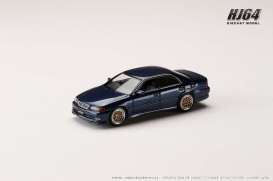 Toyota  - Chaser Tourer V (JZX100) 1998 dark blue - 1:64 - Hobby Japan - HJ644072DBL - HJ644072DBL | Toms Modelautos