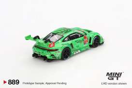 Porsche  - 911 2024 green - 1:64 - Mini GT - 00889-L - MGT00889LHD | Toms Modelautos