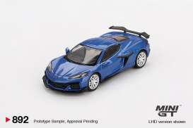 Chevrolet  - Corvette 2023 blue - 1:64 - Mini GT - 00892-R - MGT00892RHD | Toms Modelautos
