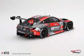 BMW  - M4 2024 grey/red - 1:18 - Top Speed - TS0572 - TS0572 | Toms Modelautos