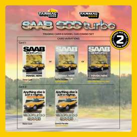 Saab  - 900 Turbo Convertible yellow - 1:64 - Tarmac - T64G-067-YE - TC-T64G-067-YE | Toms Modelautos