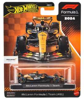 McLaren  - F1 Lando Norris orange/black - 1:64 - Hotwheels - JBM25 - hwmvJBM25 | Toms Modelautos