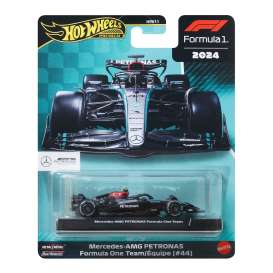 Mercedes Benz  - F1 Lewis Hamilton 2024 silver/black - 1:64 - Hotwheels - JBM16 - hwmvJBM16 | Toms Modelautos