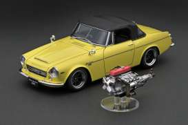 Datsun  - Fairlady 2000 SR311 yellow - 1:18 - Ignition - IG2714 - IG2714 | Toms Modelautos