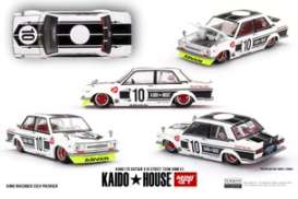 Datsun  - 510 Street 1969 white - 1:64 - Mini GT - KHMG176 - MGTKHMG176 | Toms Modelautos