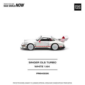 Singer  - DLS Turbo white/red - 1:64 - Pop Race Limited - PR640226 - PR640226 | Toms Modelautos