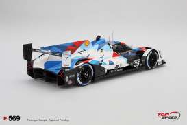 BMW  - M Hybrid 2024 white/blue/red - 1:18 - Top Speed - TS0569 - TS0569 | Toms Modelautos