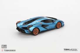 Lamborghini  - Sian FKP 37 2022 blue - 1:43 - TrueScale - TSM430830 - TSM430830 | Toms Modelautos