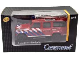 Land Rover  - Defender red/blue/white - 1:43 - Cararama - 53245 - cara53245 | Toms Modelautos
