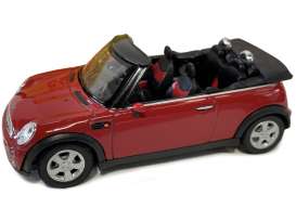 Mini  - Cabriolet 2005 red - 1:43 - Cararama - 22642 - cara22642 | Toms Modelautos
