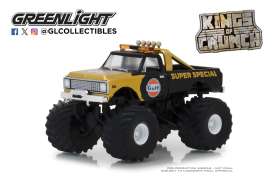 Chevrolet  - K-10 1971 blue/orange - 1:64 - GreenLight - 49195A - gl49195A | Toms Modelautos
