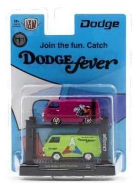 Dodge  - A 100 Panel Van 1964 green/purple - 1:64 - M2 Machines - 33000-27R1964 - M2-33000-27R1964 | Toms Modelautos