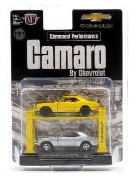Chevrolet  - Camaro SS 350 1968 yellow/silver - 1:64 - M2 Machines - 33000-27R1968 - M2-33000-27R1968 | Toms Modelautos