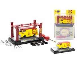 Dodge  - A100 1967 yellow/red - 1:64 - M2 Machines - 37000-68-1967 - M2-37000-68-1967 | Toms Modelautos