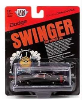 Dodge  - Dart Swinger 1969 black - 1:64 - M2 Machines - 11228-111-1969 - M2-11228-111-1969 | Toms Modelautos