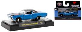 Plymouth  - Road Runner HEMI 1969 blue - 1:64 - M2 Machines - 32600-80-HEMI - M2-32600-80-HEMI | Toms Modelautos