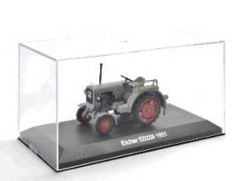 Eicher  - ED25II 1951 grey - 1:43 - Magazine Models - AFTRA004A - MagTractorEicherGr | Toms Modelautos