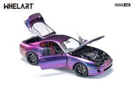 Toyota  - Supra A80 purple - 1:18 - Whelart - WA180101 - WA180101 | Toms Modelautos