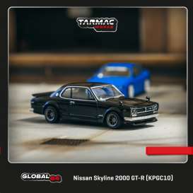 Nissan  - Skyline 2000 GT-R KPGC10 black - 1:64 - Tarmac - T64G-043-BK - TC-T64G-043-BK-MJ | Toms Modelautos