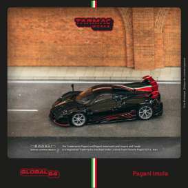 Pagani  - Imola black - 1:64 - Tarmac - T64G-TL046-BK - TC-T64G-TL046-BK-MJ | Toms Modelautos