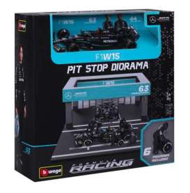 Mercedes Benz AMG - W14 2023 turquoise/black - 1:43 - Bburago - 38452R - bura38452R | Toms Modelautos