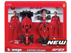 Ferrari  - 2023 red/black - 1:24 - Bburago - 18-26817 - bura26817 | Toms Modelautos