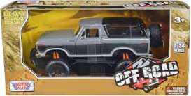 Ford  - Bronco 1978 grey - 1:27 - Motor Max - 79148 - mmax79148 | Toms Modelautos