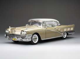 Buick  - 1958 white/gold - 1:18 - SunStar - 4807 - sun4807 | Toms Modelautos