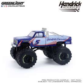Chevrolet  - K-20 1981 white/blue/red - 1:64 - GreenLight - 49180A - gl49180A | Toms Modelautos