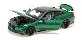 BMW  - M4 2024 green metallic - 1:18 - Minichamps - 110020142 - mc110020142 | Toms Modelautos