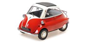 BMW  - Isetta 1955 white/red - 1:18 - Minichamps - 110024001 - mc110024001 | Toms Modelautos