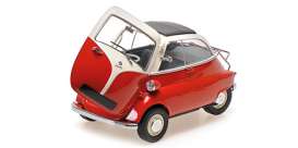 BMW  - Isetta 1955 white/red - 1:18 - Minichamps - 110024001 - mc110024001 | Toms Modelautos