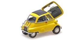 BMW  - Isetta 1955 yellow - 1:18 - Minichamps - 110024002 - mc110024002 | Toms Modelautos