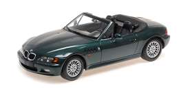 BMW  - Z3 Roadster 1997 dark green metallic - 1:18 - Minichamps - 155024132 - mc155024132 | Toms Modelautos