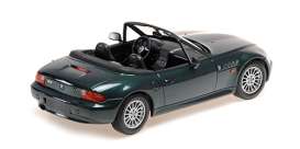 BMW  - Z3 Roadster 1997 dark green metallic - 1:18 - Minichamps - 155024132 - mc155024132 | Toms Modelautos