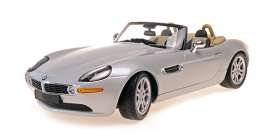 BMW  - Z8 Roadster 2000 silver - 1:18 - Minichamps - 155024232 - mc155024232 | Toms Modelautos