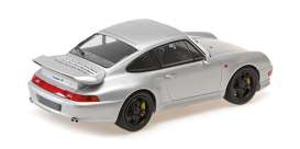 Porsche  - 911 (993) Turbo S 1997 silver - 1:18 - Minichamps - 155061181 - mc155061181 | Toms Modelautos
