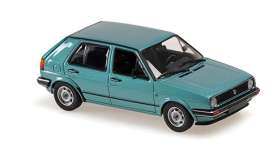 Volkswagen  - Golf II 1985 turquoise - 1:43 - Maxichamps - 940054191 - mc940054191 | Toms Modelautos