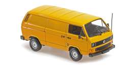 Volkswagen  - T3 Kastenwagen 1983 yellow - 1:43 - Maxichamps - 940055061 - mc940055061 | Toms Modelautos
