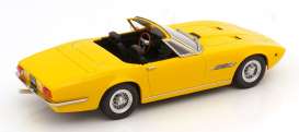 Maserati  - Ghibli Spyder 1970 yellow - 1:18 - KK - Scale - 181303 - kkdc181303 | Toms Modelautos