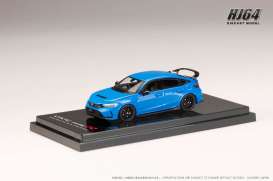 Honda  - Civic blue - 1:64 - Hobby Japan - HJ644063BL - HJ644063BL | Toms Modelautos