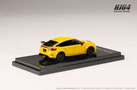 Honda  - Civic yellow - 1:64 - Hobby Japan - HJ644063Y - HJ644063Y | Toms Modelautos