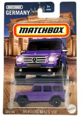 Mercedes Benz  - Mercedes Benz purple - 1:64 - Matchbox - HVV37 - MBHVV37 | Toms Modelautos